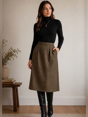 Vintage Pendleton Wool Lined Skirt Size 16